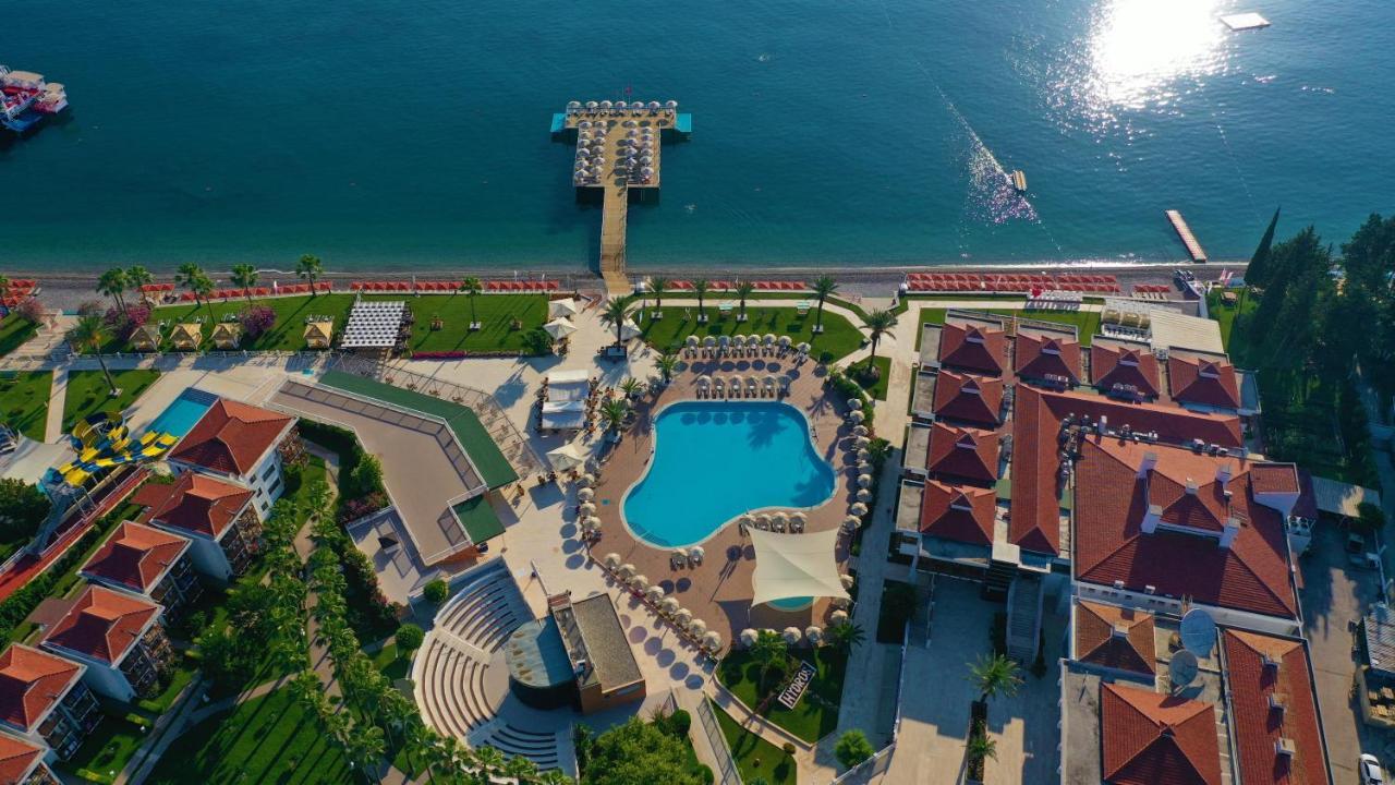 Aqi Hydros Club Kemer Exterior foto Aerial view of the hotel