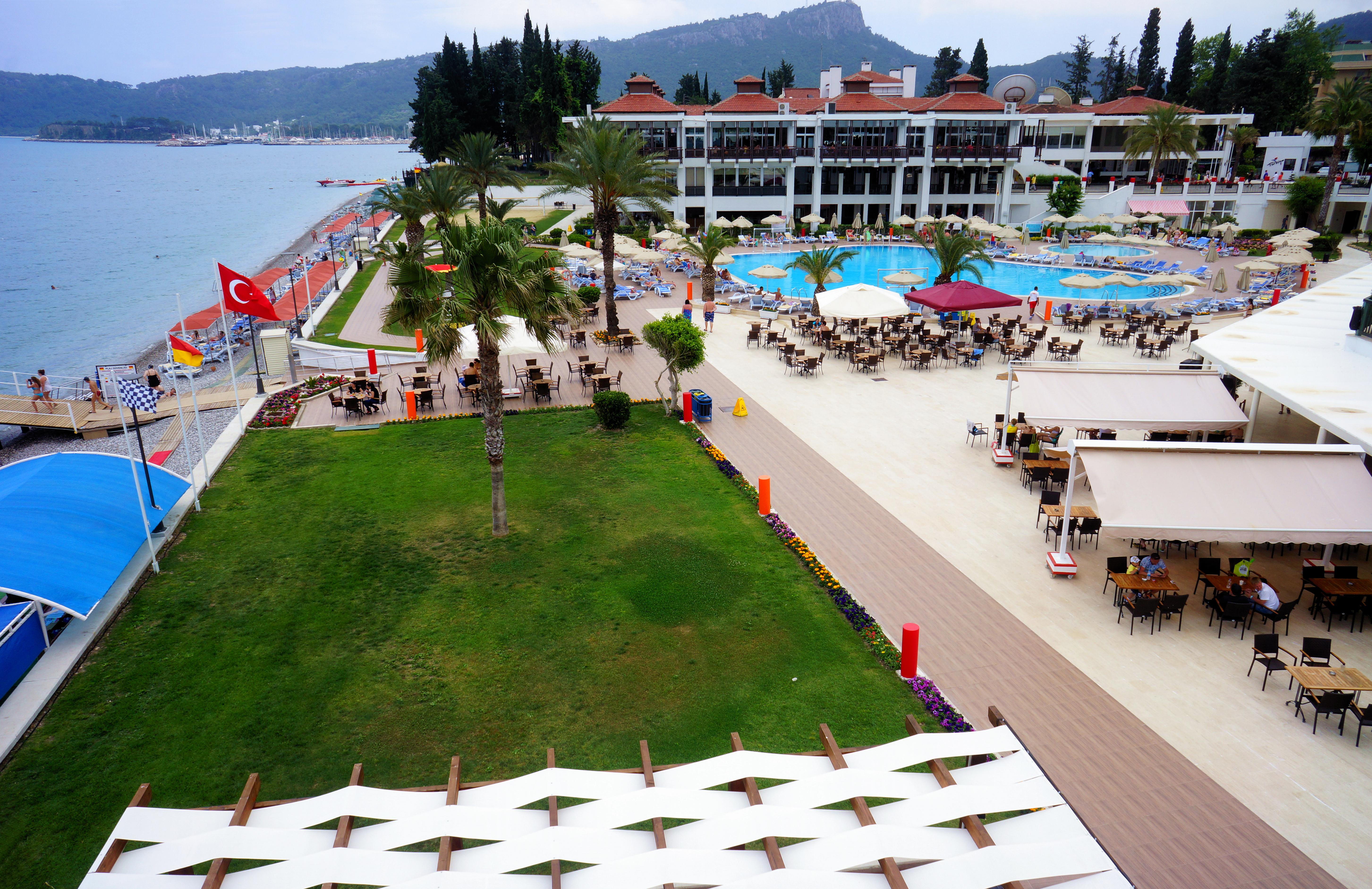 Aqi Hydros Club Kemer Exterior foto A view of the hotel